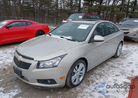 2013 Chevrolet Cruze Ltz из США, поврежденный, VIN 1G1PG5SB0D7215986